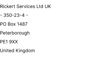 UK Representative Address