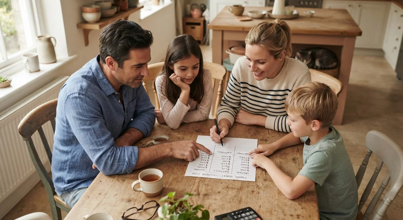 Needs, Wants, and Savings: The Building Blocks of a Family Spending Plan