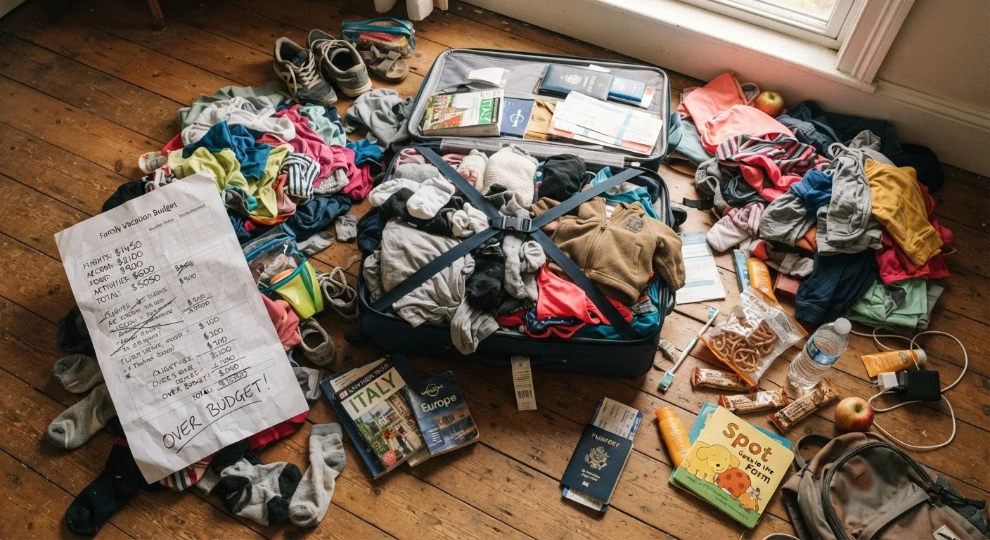 Overpacking, Overplanning, and Other Ways Families Accidentally Spend More on Vacation